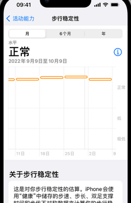 共青城iPhone手机维修如何在iPhone开启'步行稳定性通知'