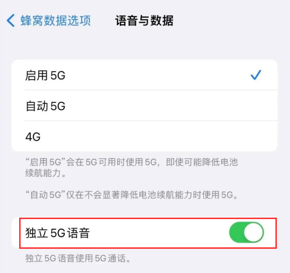 共青城苹果14维修分享iPhone 14 Pro如何开启VoNR 