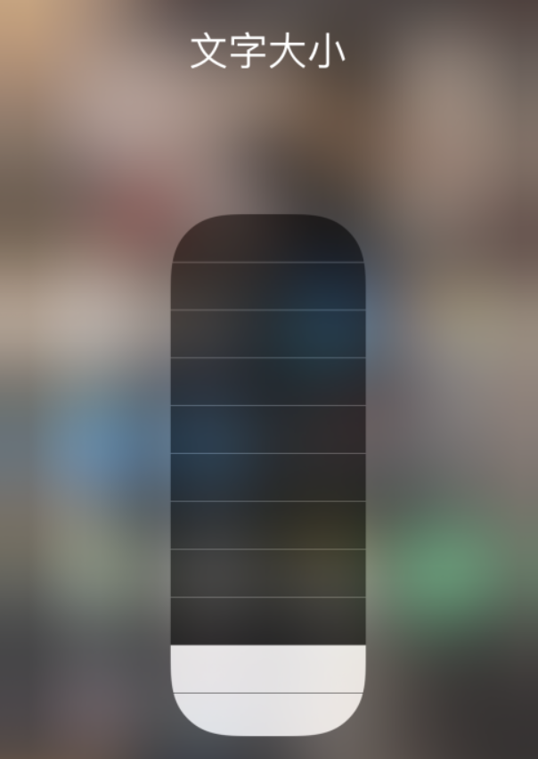 共青城苹果手机维修分享小技巧：在 iPhone 控制中心快速调节字体大小 