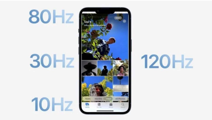 共青城苹果14维修分享iPhone 14有高刷吗 