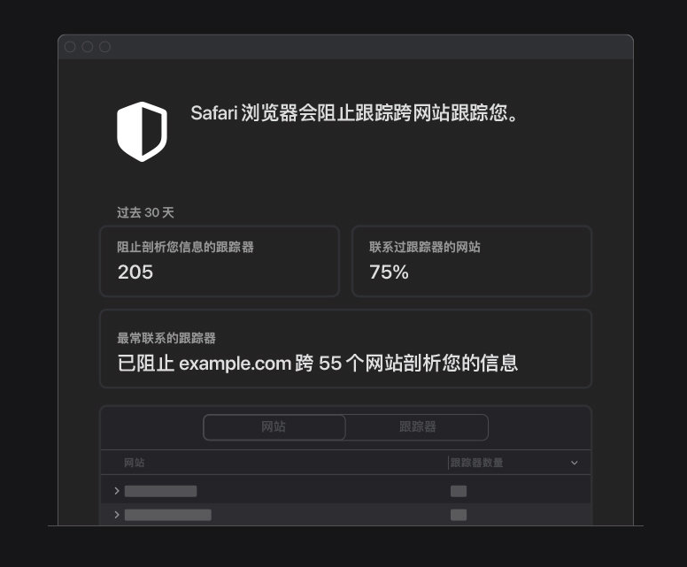 共青城苹果手机维修分享如何在 Safari 浏览器中查看和打开隐私报告 